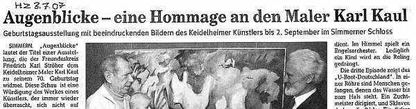 Press Report Hommage