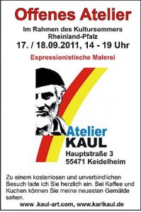 Open studio Kaul 